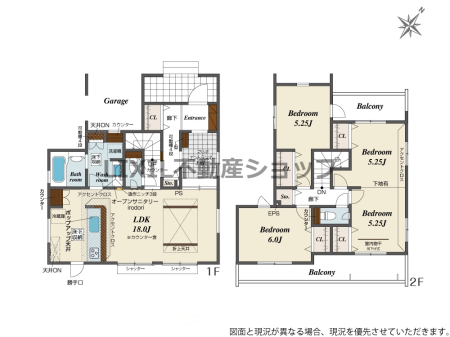  �y�Ԏ��}�z4�����@�Ԏ��}�ł��@���Z�܂�����3LDK��4LDK�ɕύX�\�ȊԎ��ł��B���[�[���I