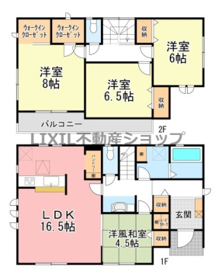  �y�Ԏ��}�z1�����@�Ԏ��}�ł��B 4LDK�ōL�X�g���܂���e�������[���ł��I