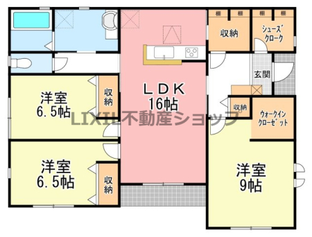  �y�Ԏ��}�z3�����@�Ԏ��}�ł��B 3LDK�Ől�C�̕����ł��I�e�������[�t���ł��I