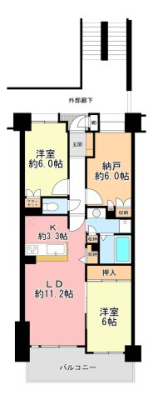  �L�X�Ƃ���14.5����LDK�ƑS�������[�t���ł�Ƃ肠�鐶����Ԃ��m�ۂł��܂��I�K���͒��ԏ�ɂȂ��Ă��邽�߁A�������̐��������C�ɂ������邱�ƂȂ��A�̂т̂тƂ��߂������������܂���